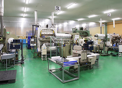 Inside the factory